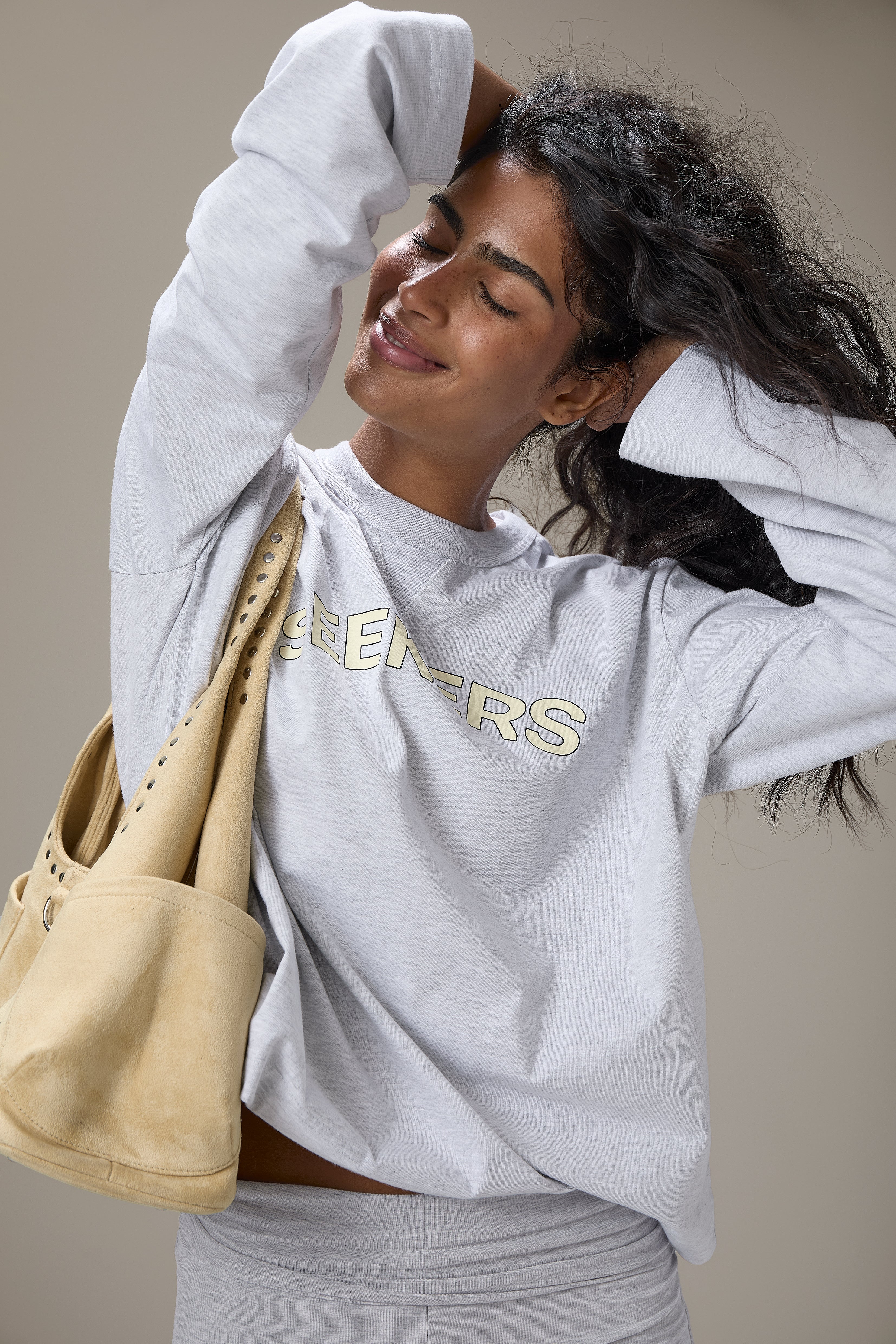 Dylan Oversized Long Sleeve Graphic Tee